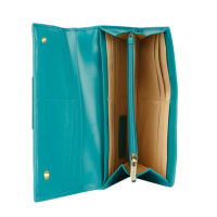 Купить Кошелёк Cross Kelly Wall, кожа наппа, тёмно-бирюзовый, 20x11x2,5 см арт. AC928288_1-28