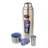 Купить Термос Biostal (1 литр) пробка с ситечком, стальной арт. NB-1000Z