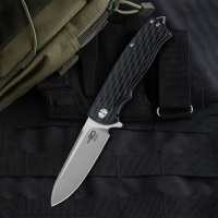 Купить Нож Bestech Grampus сталь D2, рукоять G10 черная арт. BG02A