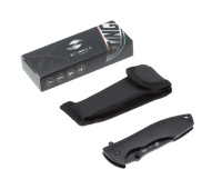 Купить Нож складной Stinger, 80 мм, (чёрный), материал рукояти: сталь/алюминий (чёрный) арт. FK-721BK