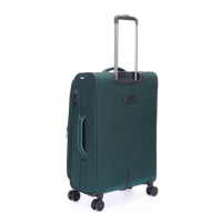 Купить Чемодан Torber Seyd, тёмно-зелёный, нейлон 600D, 43,5х19х68 см, 56 л арт. T2021M-Green