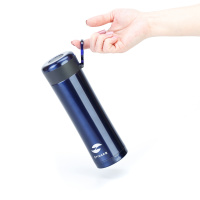 Купить Термокружка Stinger, 0,42 л, сталь/пластик, синий глянцевый, 7,5 х 6,9 х 22,2 см арт. HW-420-32-2738