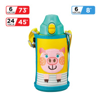 Купить Термос детский Tiger MBR-T06G Pig 0,6 л (свинка) арт. MBR-T06G YP