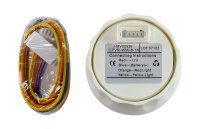 Купить Вольтметр аналоговый 8-16 В, белый циферблат, белый ободок, д. 52 мм арт. JMV00936