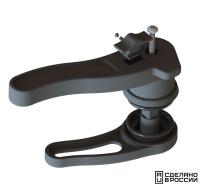 Купить Ручка-задвижка поворотная левая, полиамид арт. 030881LT