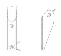 Купить Кронштейн крепления трапа арт. 66208_Kof
