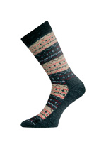 Купить Носки Lasting TWP 807, wool+polypropylene, черный с коричневым рисунком, размер XL (TWP807XL) арт. TWP807XL