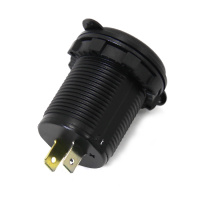 Купить Панель с двойным USB разъемом (5В\4.2А (2.1А+2.1А) и зеленой подсветкой NEKEKE арт. DS2013-H-4.2A-G