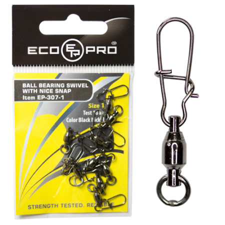 Купить Вертлюг ECOPRO с застежкой EP-307-0 -10шт арт. EP-307-0