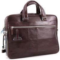 Купить Сумка Piquadro Blue Square, коричневая, 28,5x39x10,5 см арт. CA2849B2/MO