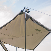 Купить Стойки для тента Naturehike NH22PJ040 алюминиевый сплав 1,7-2.0 м, 4 секции (2шт), цвет черный, 6927595708712 арт. 6927595708712