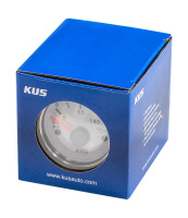 Купить Указатель давления масла 0-10 бар, белый циферблат, нержавеющий ободок, д. 52 мм арт. JMV00801