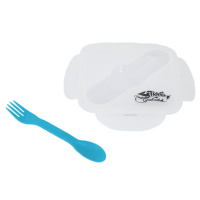 Купить Контейнер силиконовый с ловилкой 1000 мл Tramp TRC-145, аквамарин арт. TRC-145