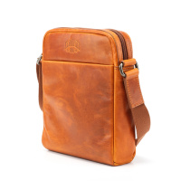 Купить Сумка Klondike Digger Jake, цвета коньяк, 26x22x7 см арт. KD1047-04