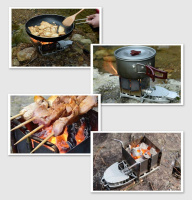 Купить Походная печка щепочница BRS-116 с наддувом арт. BRS-116