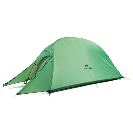 Купить Палатка сверхлегкая Naturehike Сloud Up 1 Updated NH18T010-T, 210T  одноместная с ковриком, зеленая, 6927595730539 арт. 6927595730539