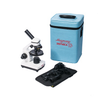 Купить Микроскоп школьный Эврика 40х-1280х в текстильном кейсе(уценка 03) арт. 22831у03
