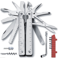 Купить Мультитул Victorinox SwissTool X Plus, 115 мм, 38 функций, нейлоновый чехол арт. 3.0338.N