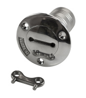 Купить Горловина заливная для воды 38 мм , нерж. сталь  с ключом арт. 66125_Kof