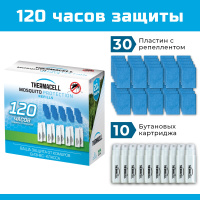 Купить Набор запасной Thermacell Mega Refill (10 газовых картриджей + 30 пластин) арт. MR R10