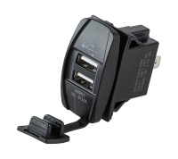 Купить Разъем USB 5В 3.1А для установки с кнопками (упаковка из 25 шт.) арт. AES1118SUL007_pkg_25