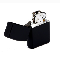 Купить Зажигалка ZIPPO Classic с покрытием Black Matte, латунь/сталь, чёрная, матовая, 38x13x57 мм арт. 218