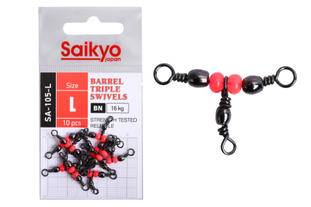 Купить Вертлюг Saikyo SA-105-L - 10 шт (16кг) арт. SA-105-L