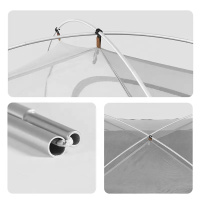 Купить Палатка 3-местная Naturehike Yunchuan-Pro Ultra-Light 4 Seasons CNK2300ZP024 коричневый арт. 6976023923692