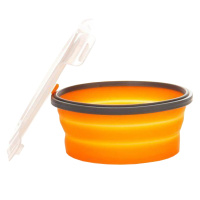 Купить Tramp Контейнер складной с крышкой-защелкой 800 мл, TRC-087, оранжевый арт. TRC-087