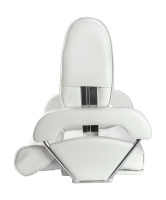 Купить Кресло с перекидной спинкой и болстером Twin 46 Flip Up, обивка белый винил арт. 15102W-MR