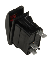 Купить Переключатель двухпозиционный (ON)-OFF 12 В/20А 3Р с подсветкой без фиксации 1 положения арт. 4620136054911