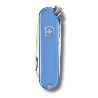 Купить Нож-брелок VICTORINOX Classic SD Colors "Summer Rain", 58 мм, 7 функций, голубой арт. 0.6223.28G