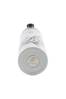 Купить Термокружка Stinger, 0,42 л, сталь/пластик, белый с принтом, 7,4 x 6,7 x 22,4 см арт. HD-420-36