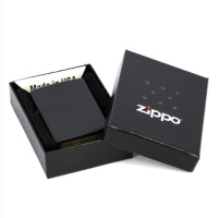 Купить Зажигалка ZIPPO Classic с покрытием Black Crackle™, латунь/сталь, чёрная, матовая, 38x13x57 мм арт. 236