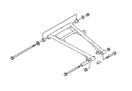 Купить Комплект втулок для нижних рычагов (SM-08668, SM-08669) Yamaha SM-08228 арт. SM-08228