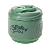 Купить Tramp кружка силиконовая складная с крышкой.Песочный/черный. арт. TRC-082