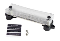 Купить Колодка распределительная электромонтажная с защитной крышкой, 22 контакта арт. BF424C22P