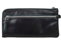 Купить Мультипортмоне Piquadro Blue Square, черное, 22,5х11,5х1,5 см арт. AC2648B2/N