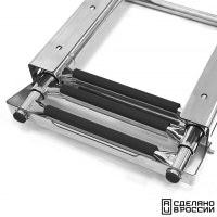 Купить Трап телескопический выдвижной с фиксирующим механизмом, 3 черных ступени (ширина 291 мм.) арт. 040140BT