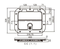 Купить Люк смотровой 400 х 328 мм арт. C13710
