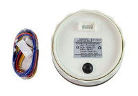 Купить Тахометр 0-8000 об/мин со счетчиком моточасов делитель 1-10, белый циферблат, нержавеющий ободок арт. JMV00252_KY07107