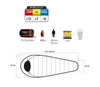 Купить Спальный мешок Trimm Lite SUMMER, красный, 185 L, 49299 арт. 49299