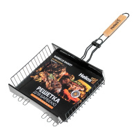 Купить Решетка для барбекю глубокая 56х30х25х5.5 см с антипригарным покр. (HS-RBA RJ202N) Helios арт. HS-RBA RJ202N