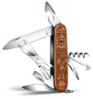 Купить Нож Victorinox Climber Wood Swiss SE 2021, 91 мм, 12 функций, дерево (подар. упаковка) арт. 1.3701.63L21