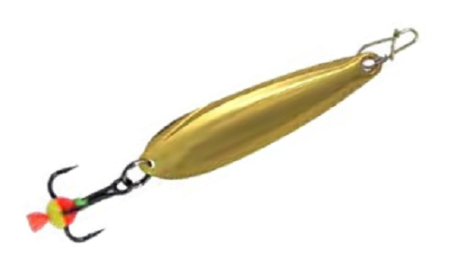 Купить Блесна вертикальная ECOPRO Krill, 38мм, 3,5г,  G арт. EPVJKR38G