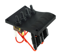 Купить Панель бортового питания 4 переключателя арт. C91340