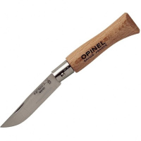 Купить Нож Opinel №4, нержавеющая сталь, рукоять из бука, 121040 арт. 121040