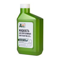 Купить Жидкость для нижнего бака биотуалета ТМ ДРУГ 0,5 л (зелёная) арт. LLT05