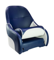 Купить Кресло с болстером Ocean Flip Up, обивка синий/белый винил (упаковка из 2 шт.) арт. 13127WB-MR_pkg_2