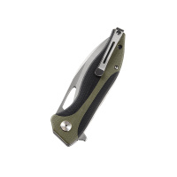 Купить Нож Bestech Komodo сталь D2, рукоять G10 черно-зеленая арт. BG26A